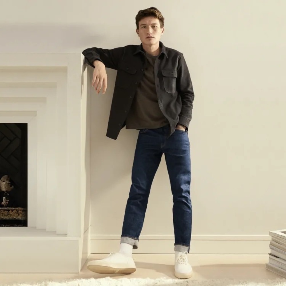 Everlane- Men’s Slim Fit Jeans In Indigo Rinse 33X30